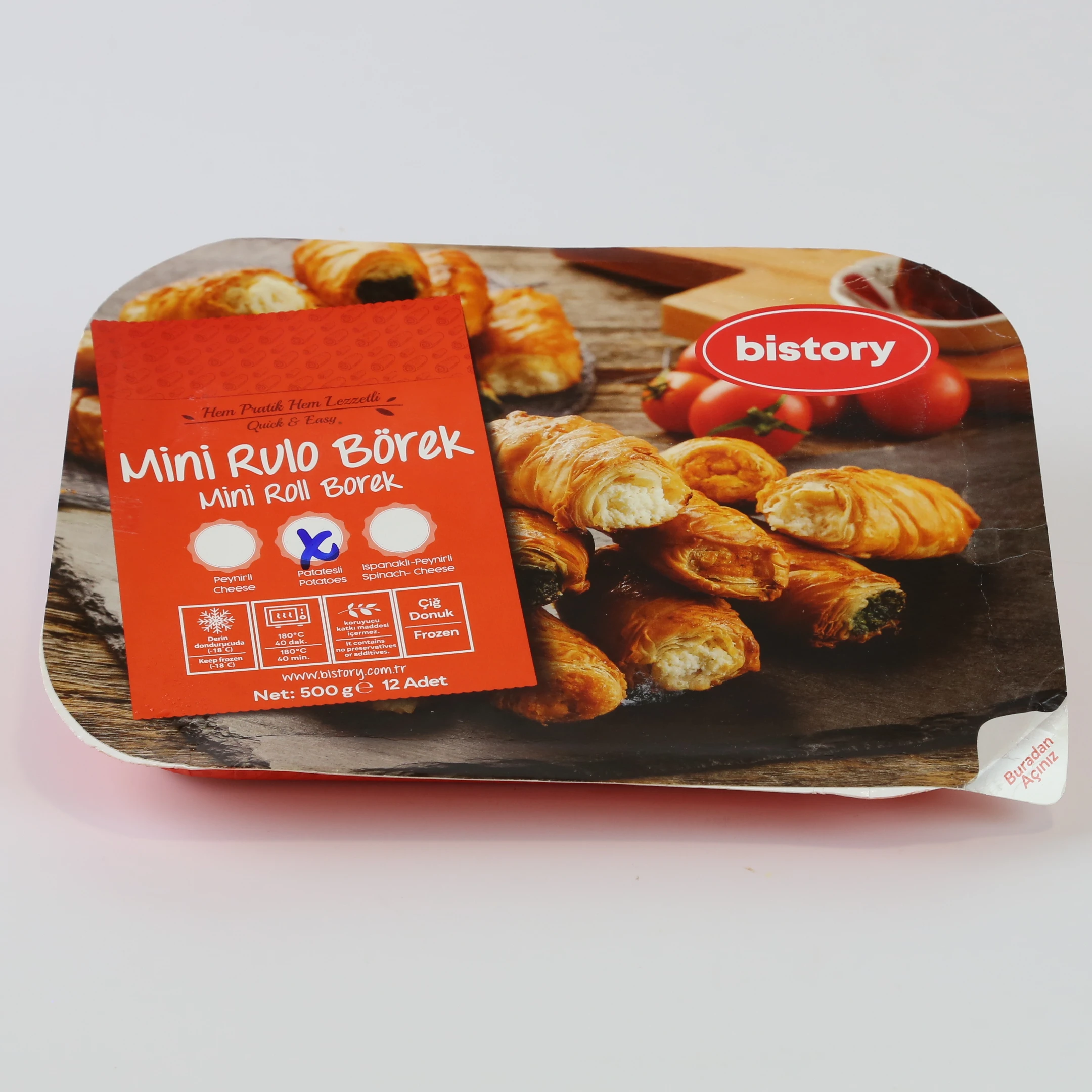 
Twisted Pastry with Patato | Tepsi Boregi Patatesli Termoform (800 G) 