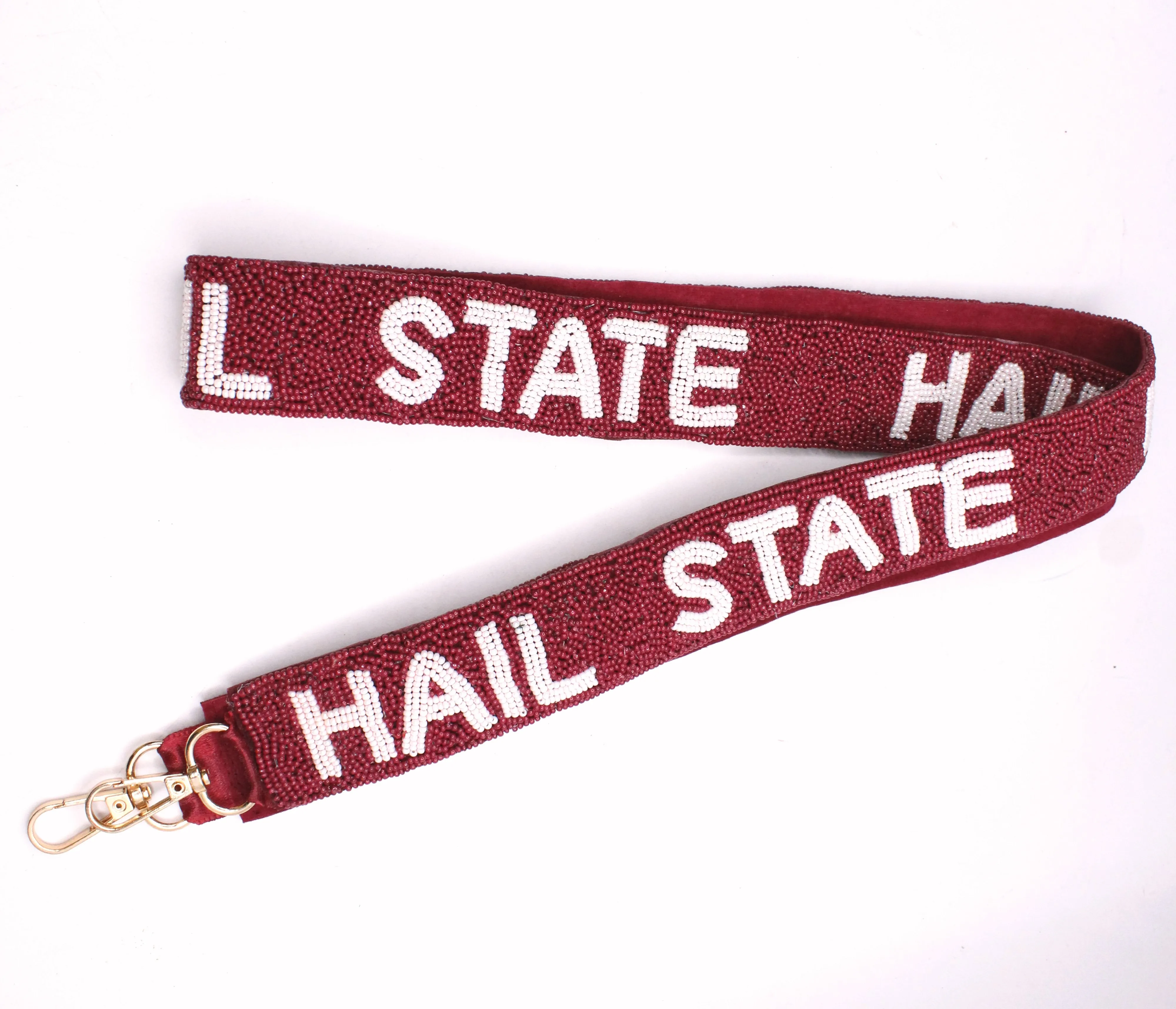 Beaded Guitar Strap - Tennessee Vols- Bama Roll Tide - Mississippi State - Boomer Sooner - College Game Day - Stadium Bag