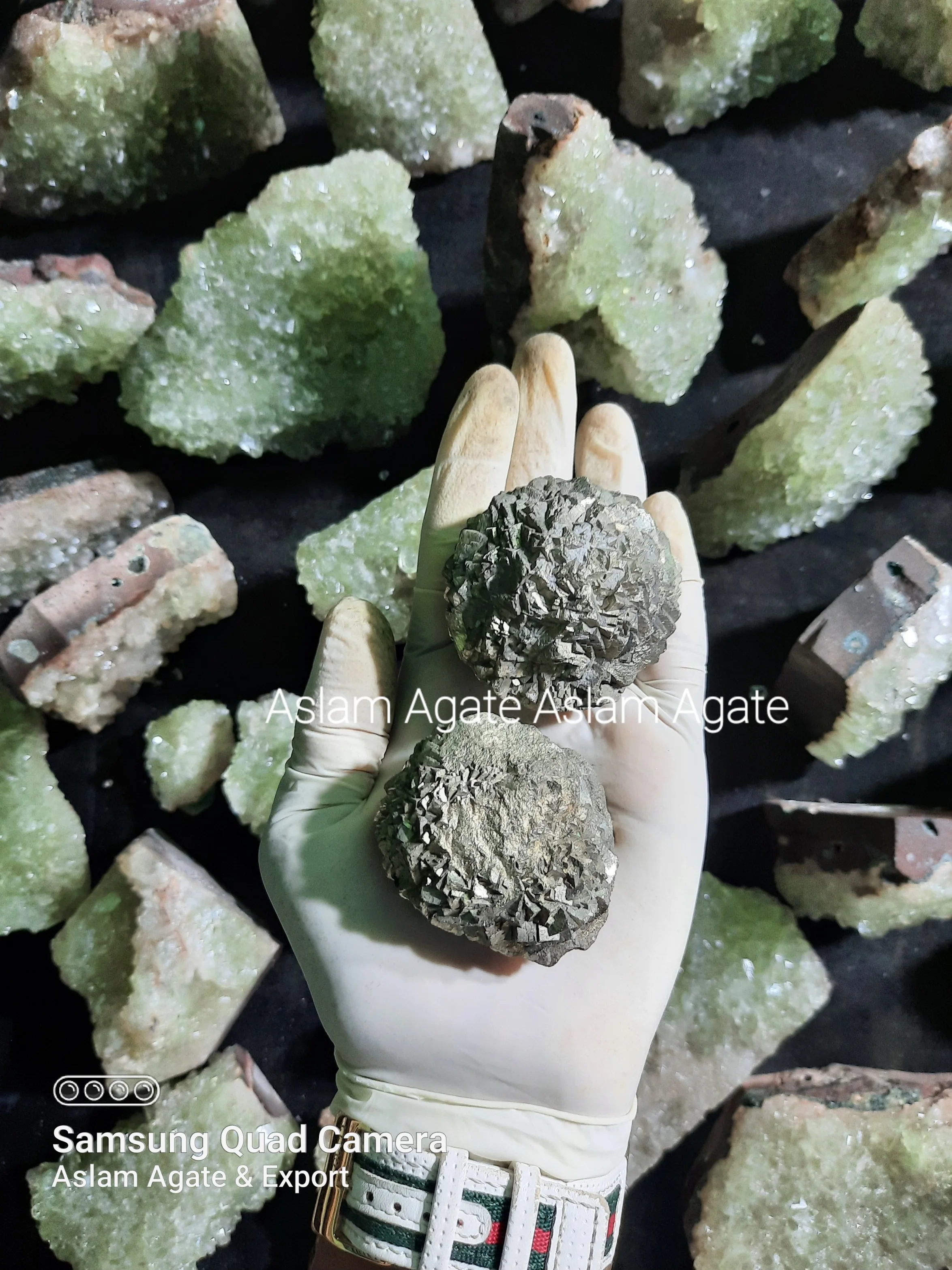 Wholesale High Quality Cubical Iron Pyrite Cluster Natural Cubic Pyrite In  Natural  Specimen