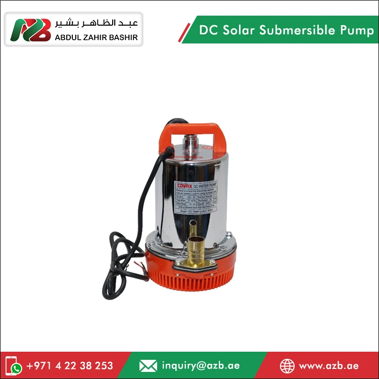 Small Size Lightweight Easy to Handle Compact Covax CV200-12V DC Solar Submersible Pump for Home Supply