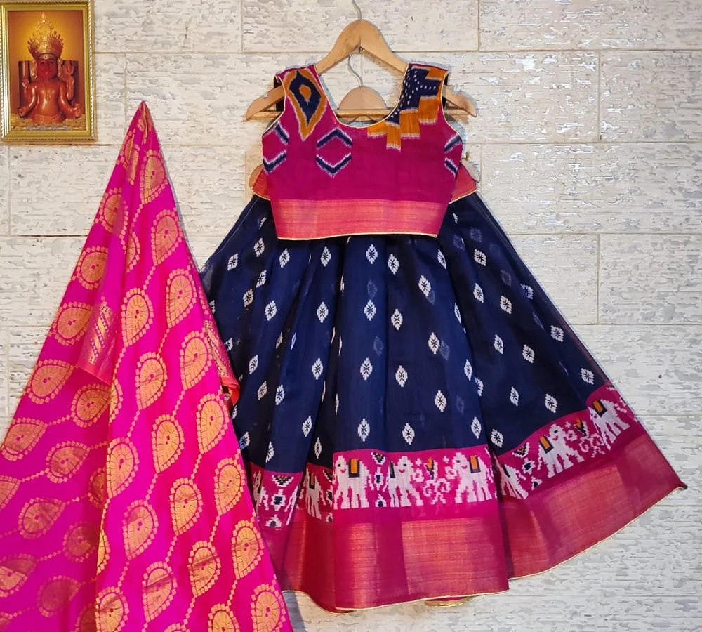Детские lehenga Chaniya чоли эксклюзивный привлекательный вышитые традиционная