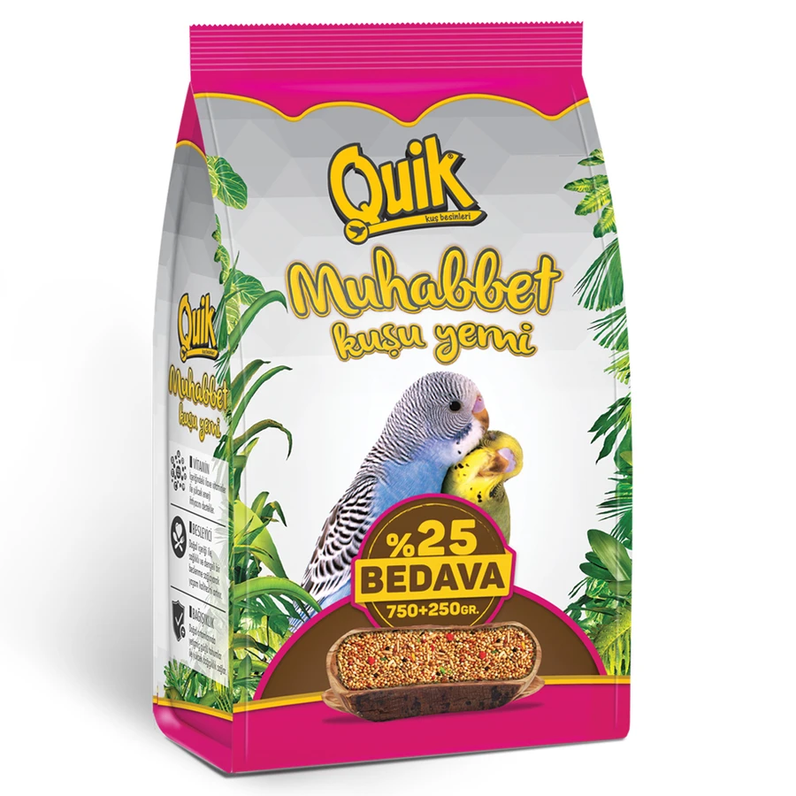Quik Budgie Food 750 + 250 gr