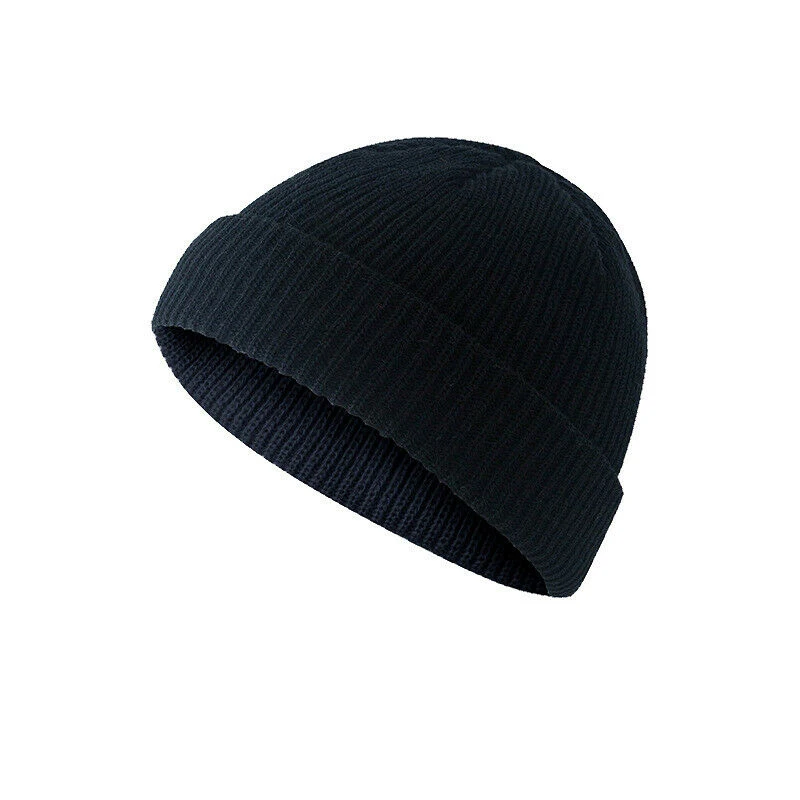Men Breathable Thicken Ski Hat Soft Knit Bonnet Skullies Beanie Fall Winter Neck Warm Wool Knitted Hats