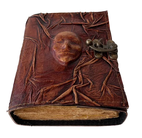 antique horror leather journal handmade vintage brown journal blank book notebook sketchbook diary personalized journal