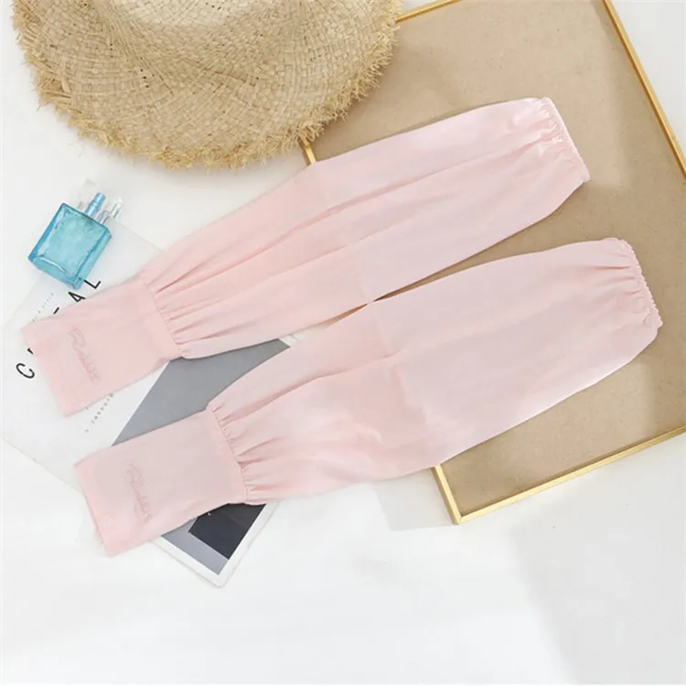 HEFT BOOOGE Breathable Summer Sun UV Protection Outdoor Ice Silk Full Arm Racing Gloves