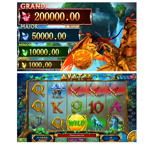 Avatar Dual screen Link slot game board Casino slot machine coin game board