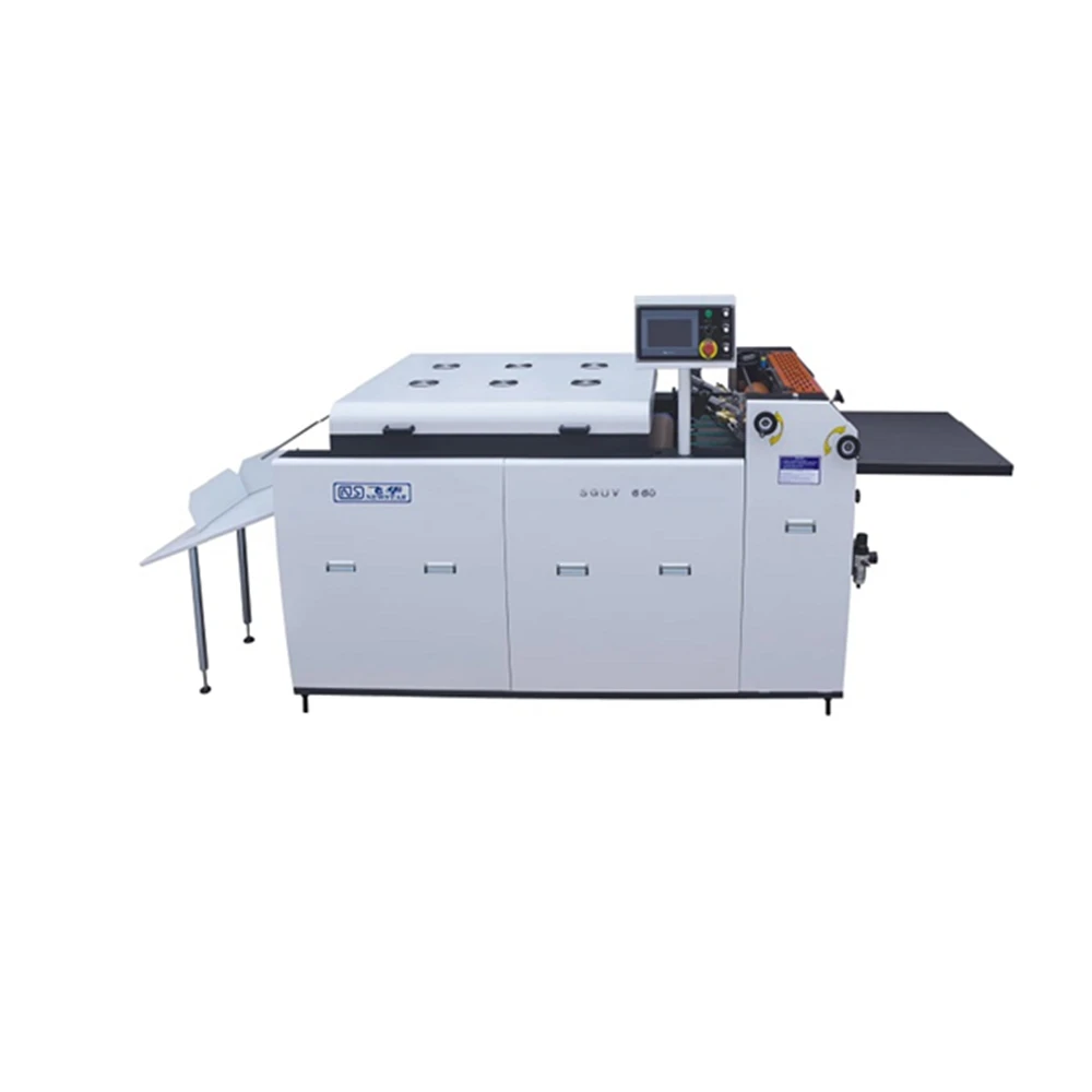 80gsm Thin Paper UV Coating Machine for  UV Sheets SGUV-660