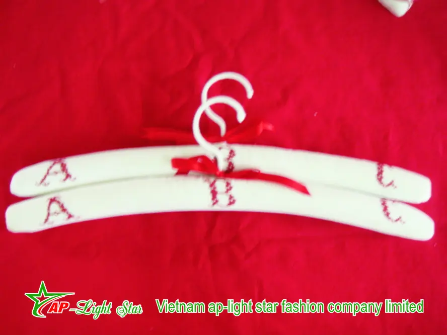 
Vietnam Embrioidery luxury design coat hanger for home 
