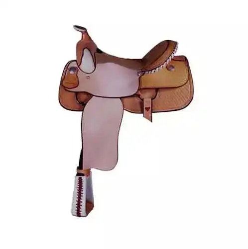 High Quality QASWA Sports English Style Leather Made Horse Riding Saddles