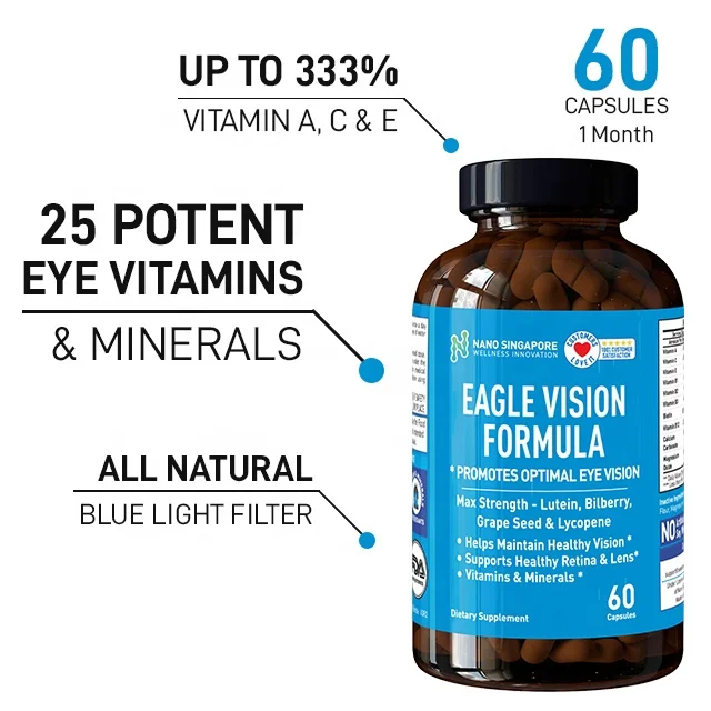 
All Natural Healthcare Supplement Eye Vitamin Eye Supplement Capsule 