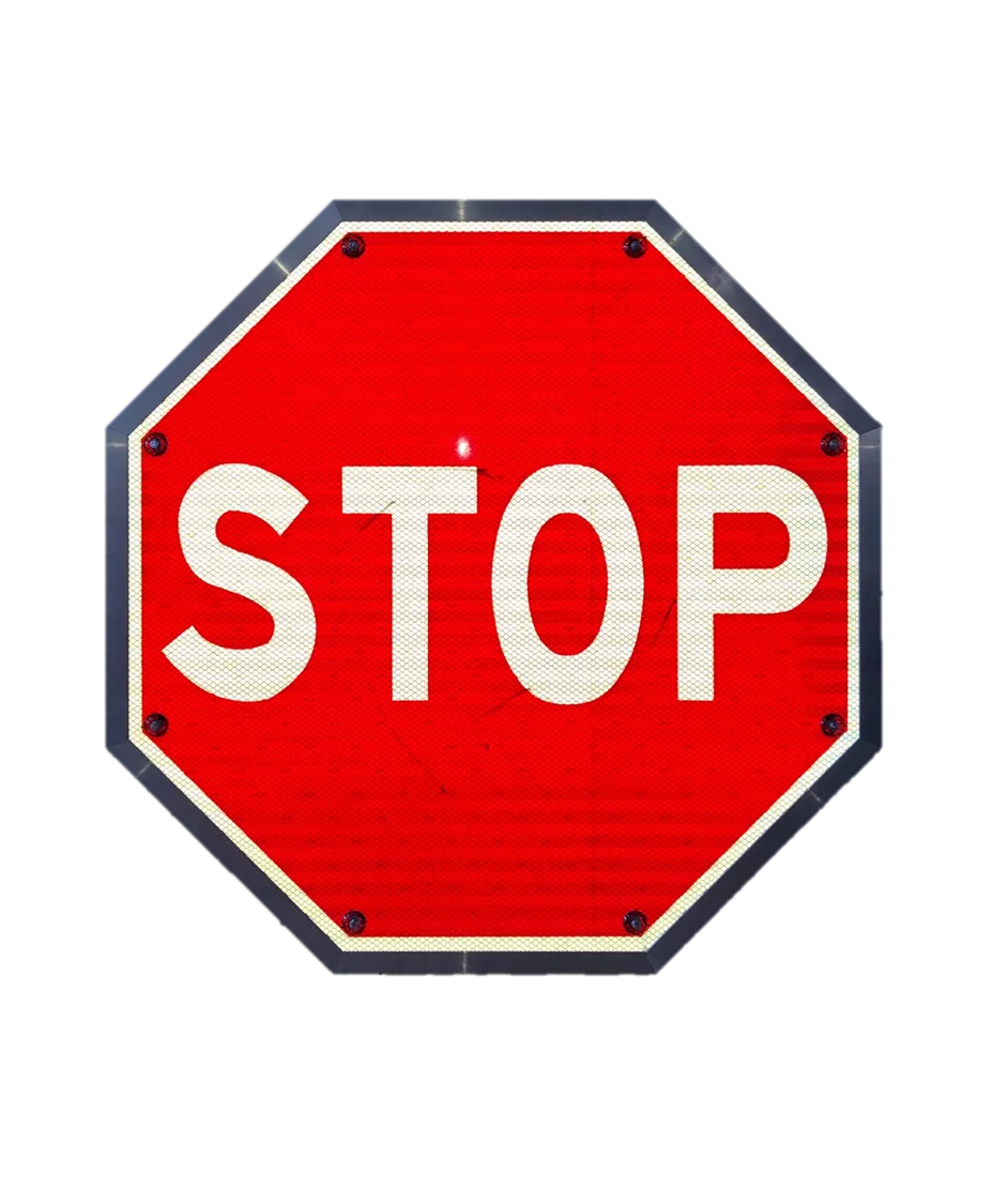 Solar LED Octagonal Stop Sign
