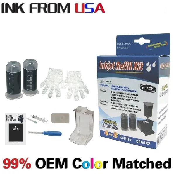 HP refill kit BK set