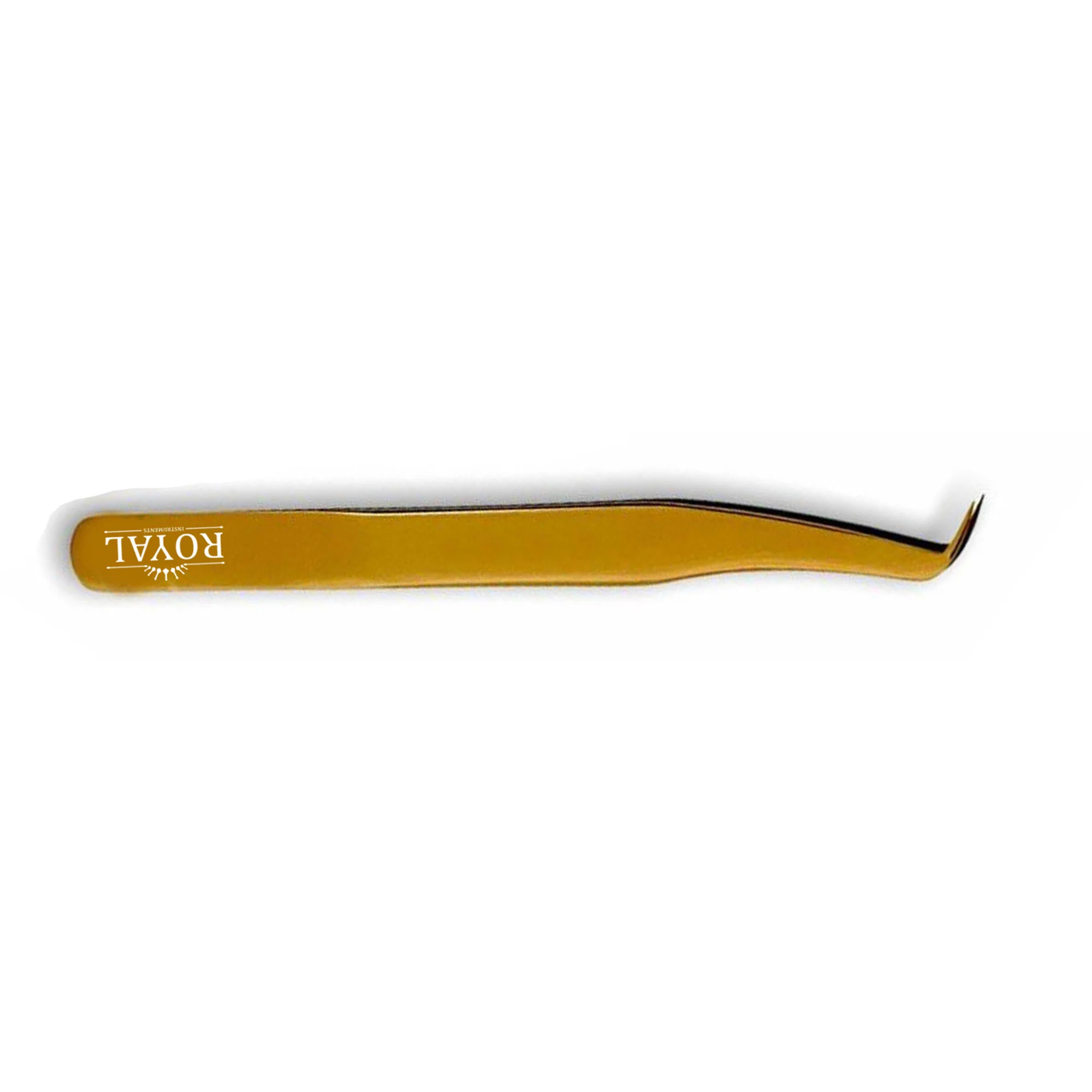 Volume Curved Rounded Tweezers Eye lashes Removing Tweezers Professional Beauty Instruments Chocolate Color