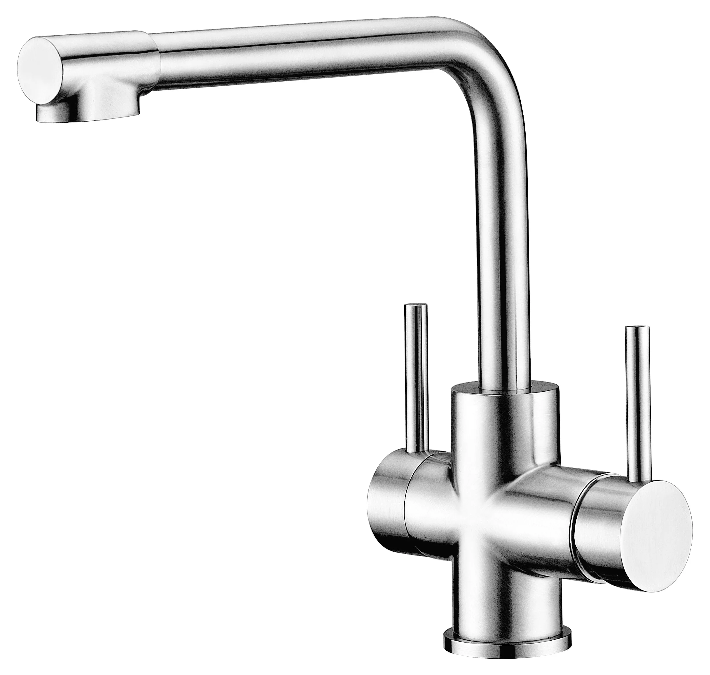 Stainless Steel 3-Way Kitchen Faucet