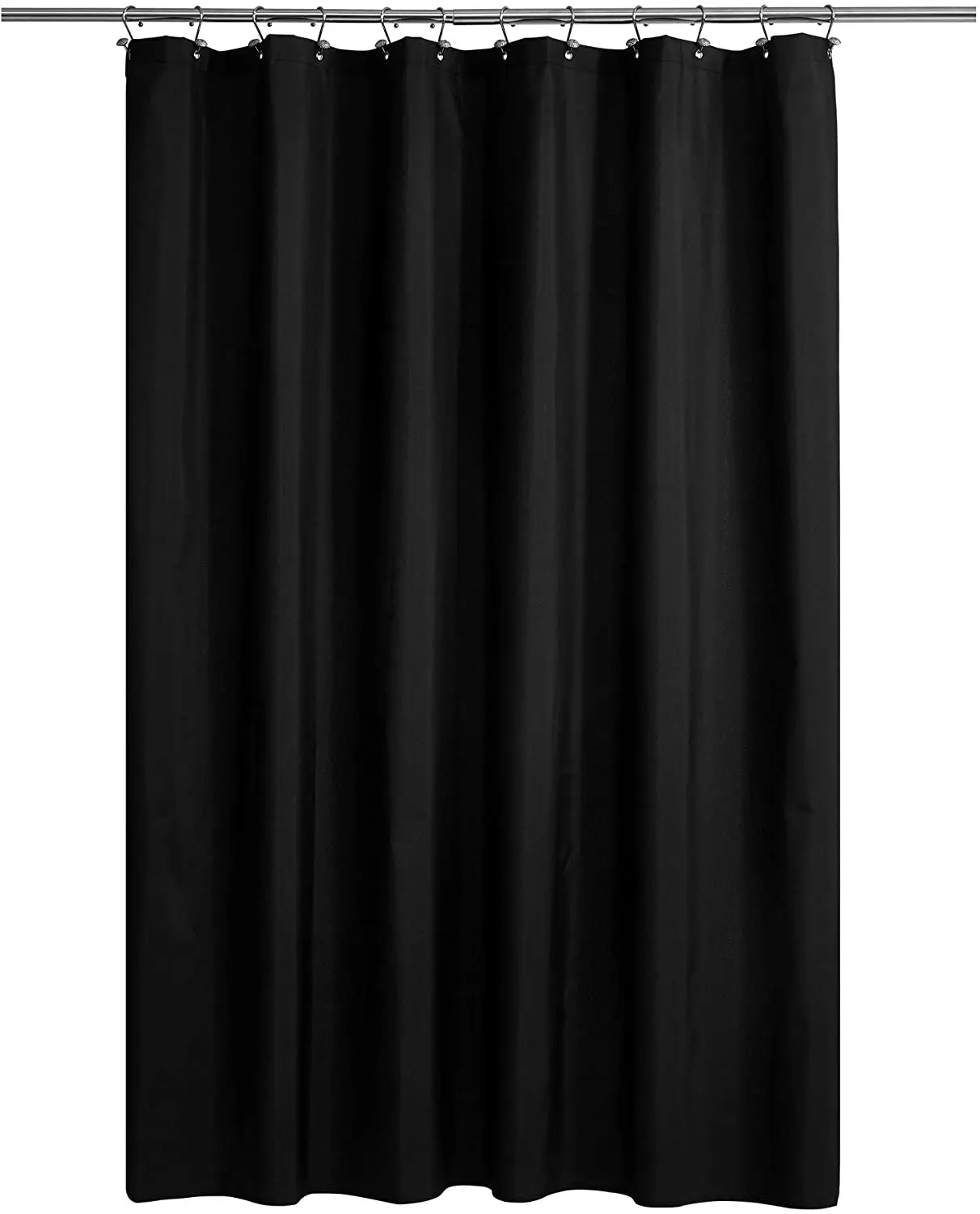 Waterproof Fabric Shower Curtain or Liner Breathable TPU & Machine Washable