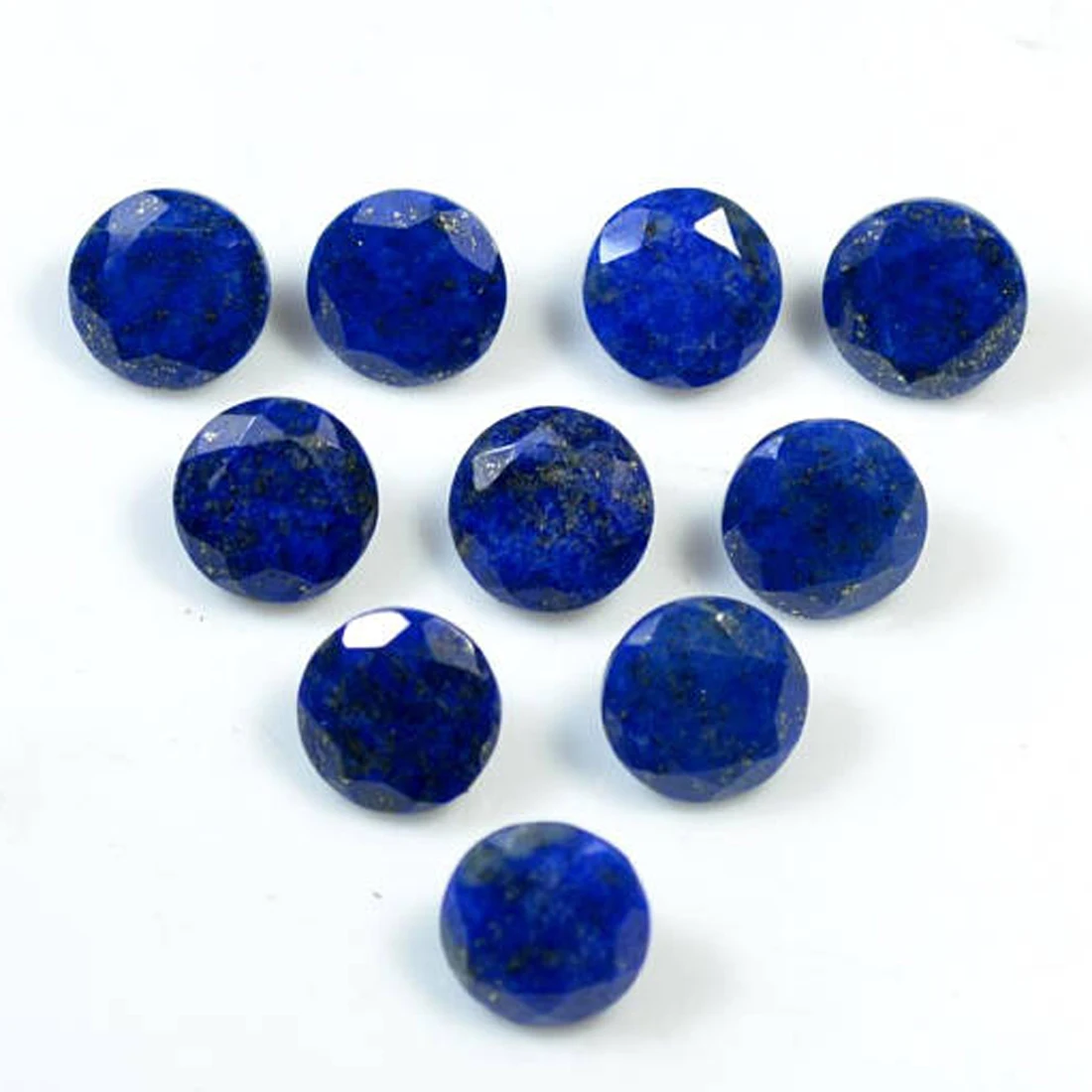 Натуральный Лазурит овальной граненой огранки 7x9 мм свободный драгоценный камень Синий Драгоценный Камень Калиброванный Лазурит Овальный Лазурит