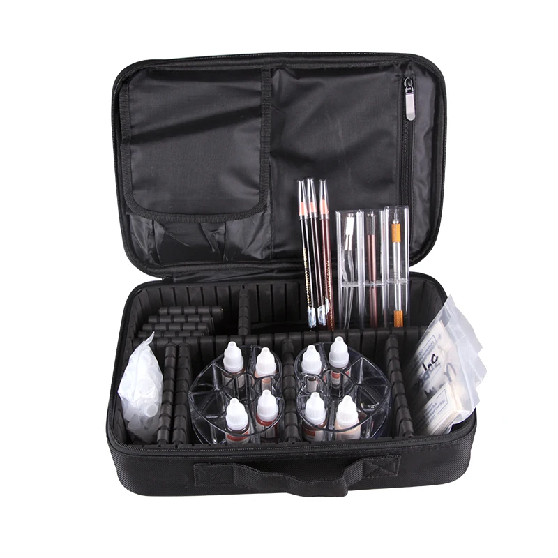 Professional Permanent 3D Makeup Eyebrow Training Accessories Set Tattoo Pen Needle Pigment Microblading Kit