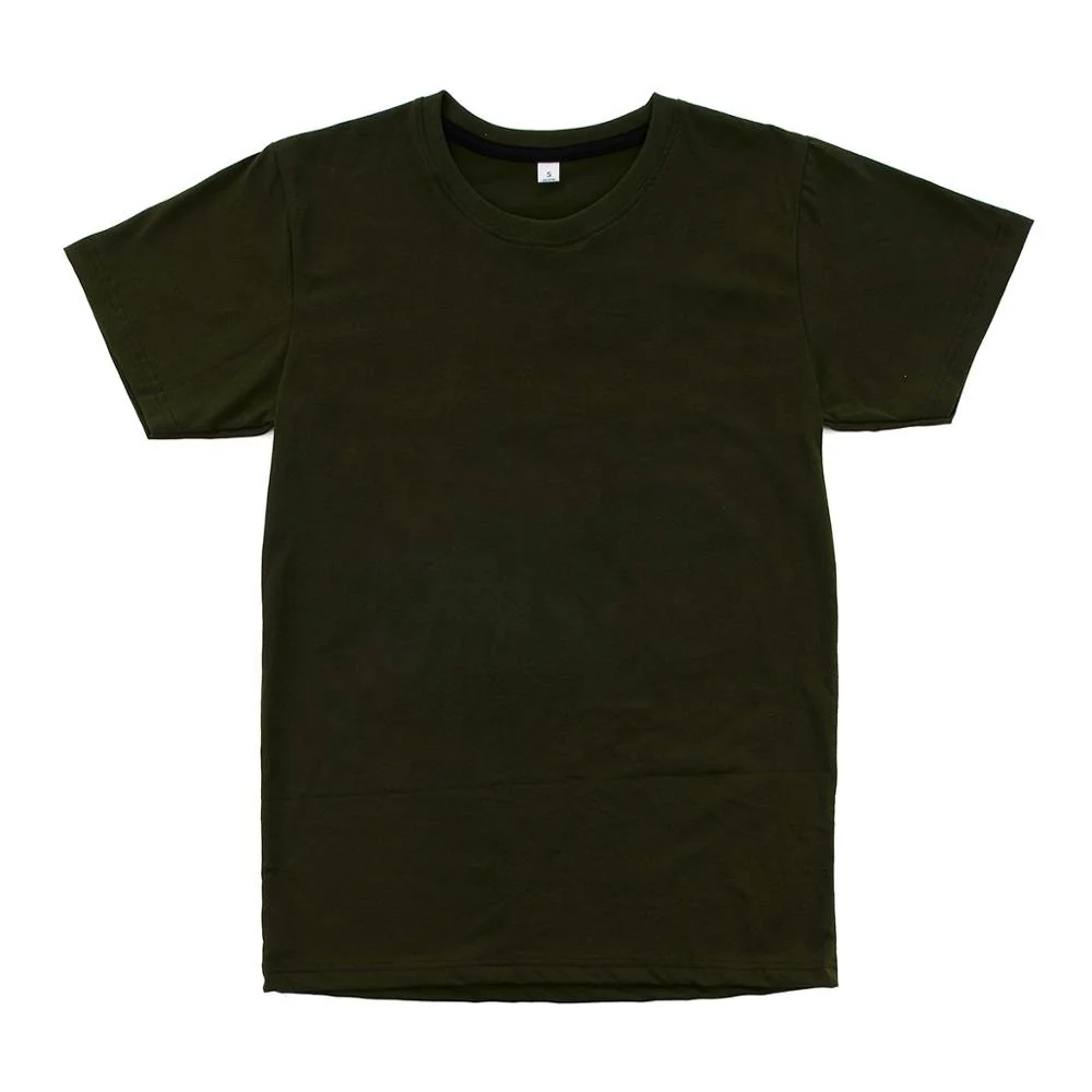 High Quality Clothing 2022 Black 100% Cotton T shirt Short Sleeve Design and Smart Casual Style Custom Printing Made in Thailand