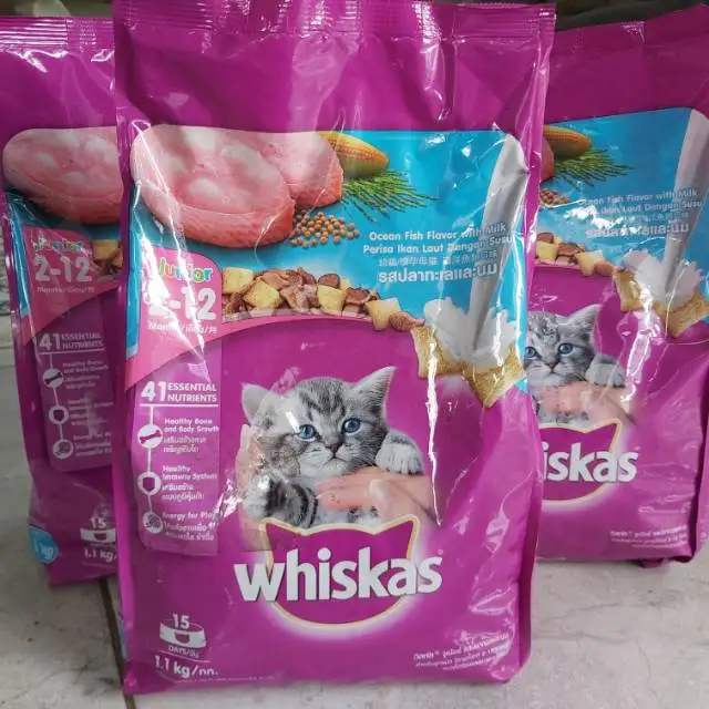  Корм для кошек Whiskas корм пакеты 1 кг