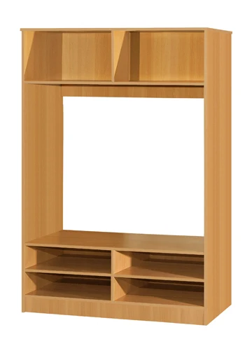 Hot Selling Modern Design 6 Shelf MDF TV Cabinet Wood Living Room Furniture from Malaysia Bedroom Office Outdoor Hall Entry-2609