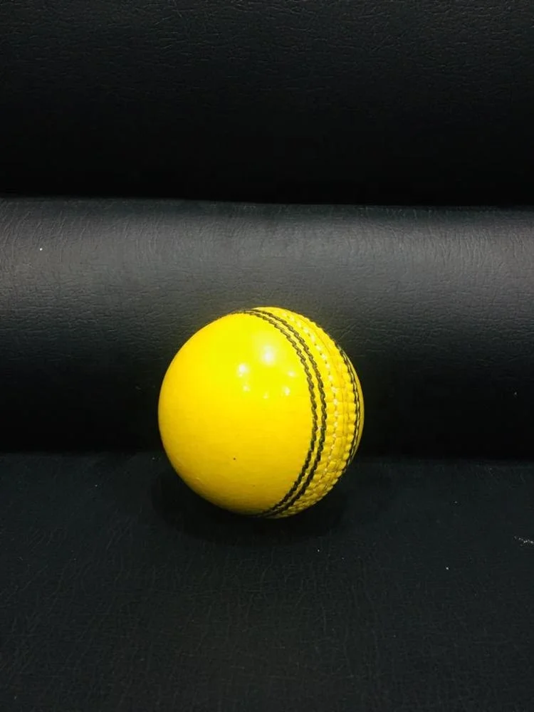 Indoor Balls Cricket Indoor balls 110 gms Yellow color and custom logo Export Quality Cricket Leather cheap price Ball