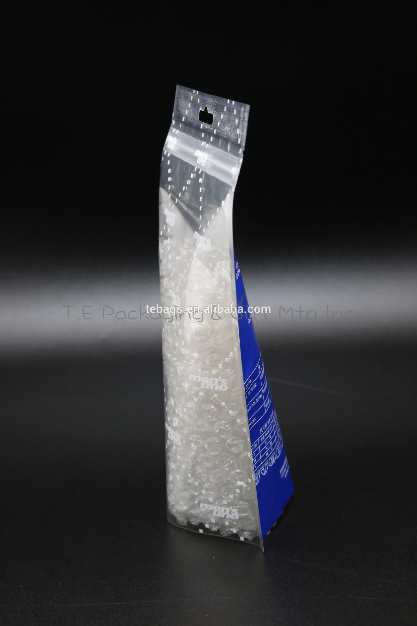 Square Bottom Plastic Bag for Clothes Packaging Food Packaging