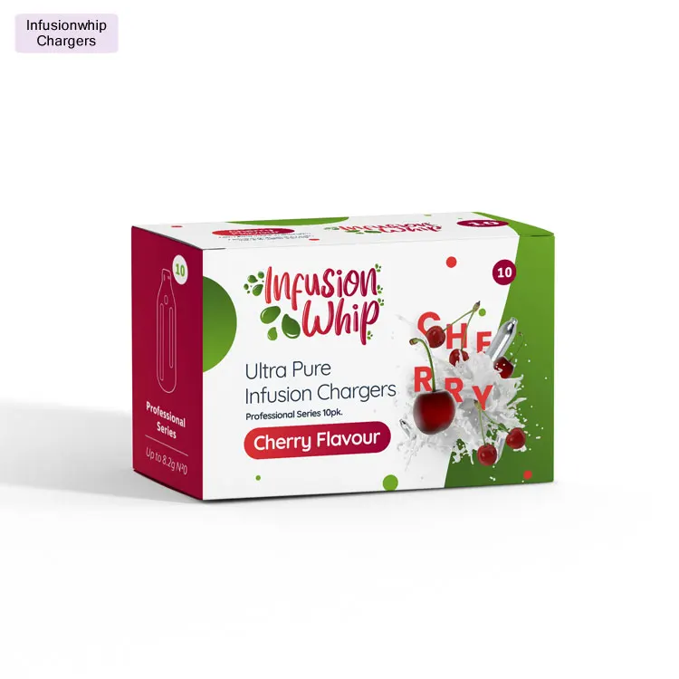 Новое поступление в наличии, зарядное устройство для взбитого крема с вишневым вкусом 8,2 г N2O для покупателей со всего мира