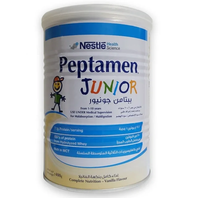 Питательная клубника на основе пептидов Nestle Peptamen Jr 8 45 унций 24 карата