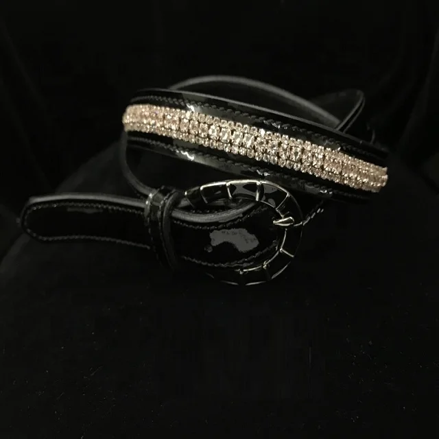 Rhinestone Crystal Fashion Leather Belts