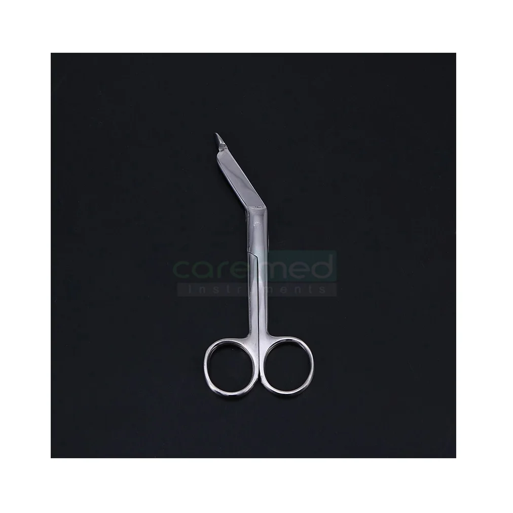 Professional Stainless Steel Bandage Scissors Sharp Blades Smooth Handle Curved Lister Bandage Scissors | Caremed Instruments