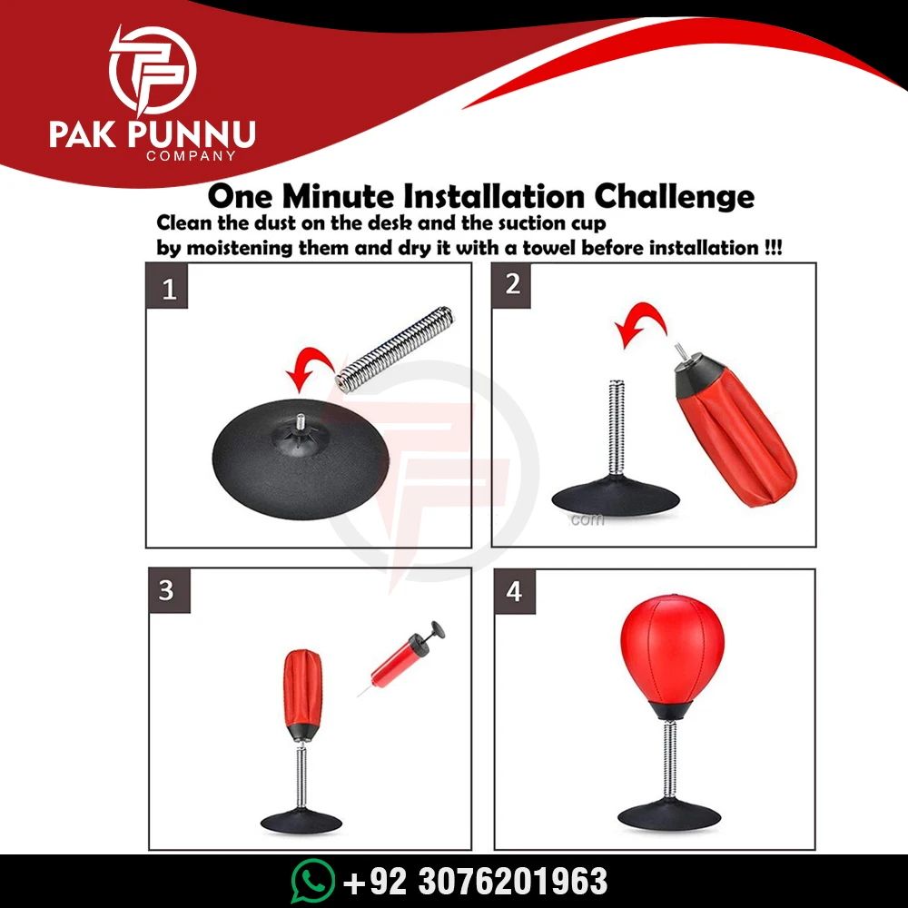 Leather Sucker Desktop Inflation Decompression Boxing Speed Punching Ball Boxing Equipment Fight Ball Training Speed Ball