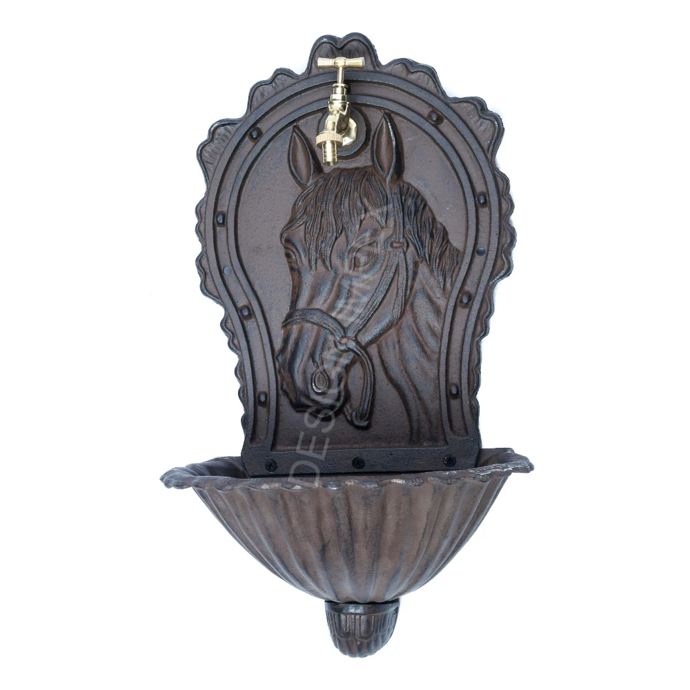 Extreme top Quality Metal Wall Fountain Vintage Style decorative Indoor Outdoor Uses Cast Iron Wall Fountain Custom Color Coated