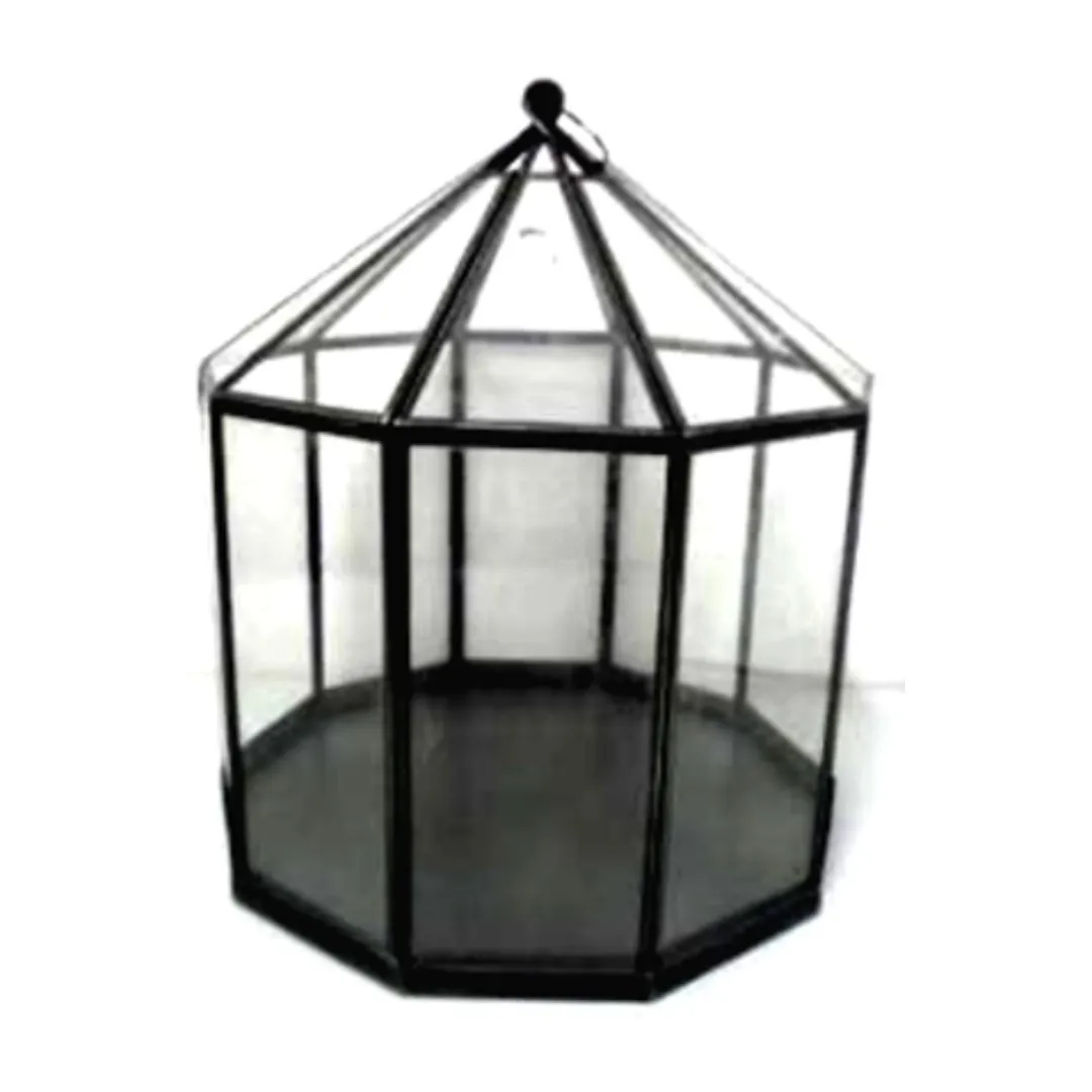 Wood HURRICANE Candle HOLDER/ Lantern Solid Home Decoration Unique Event Decoration ORANGE High Grade Modern Art Unique 6 Pcs