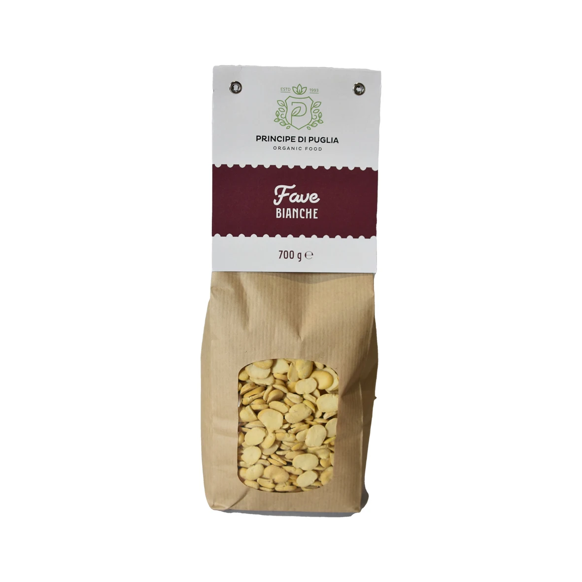 
Organic Apulian White Beans Shelled, 700 gr. 