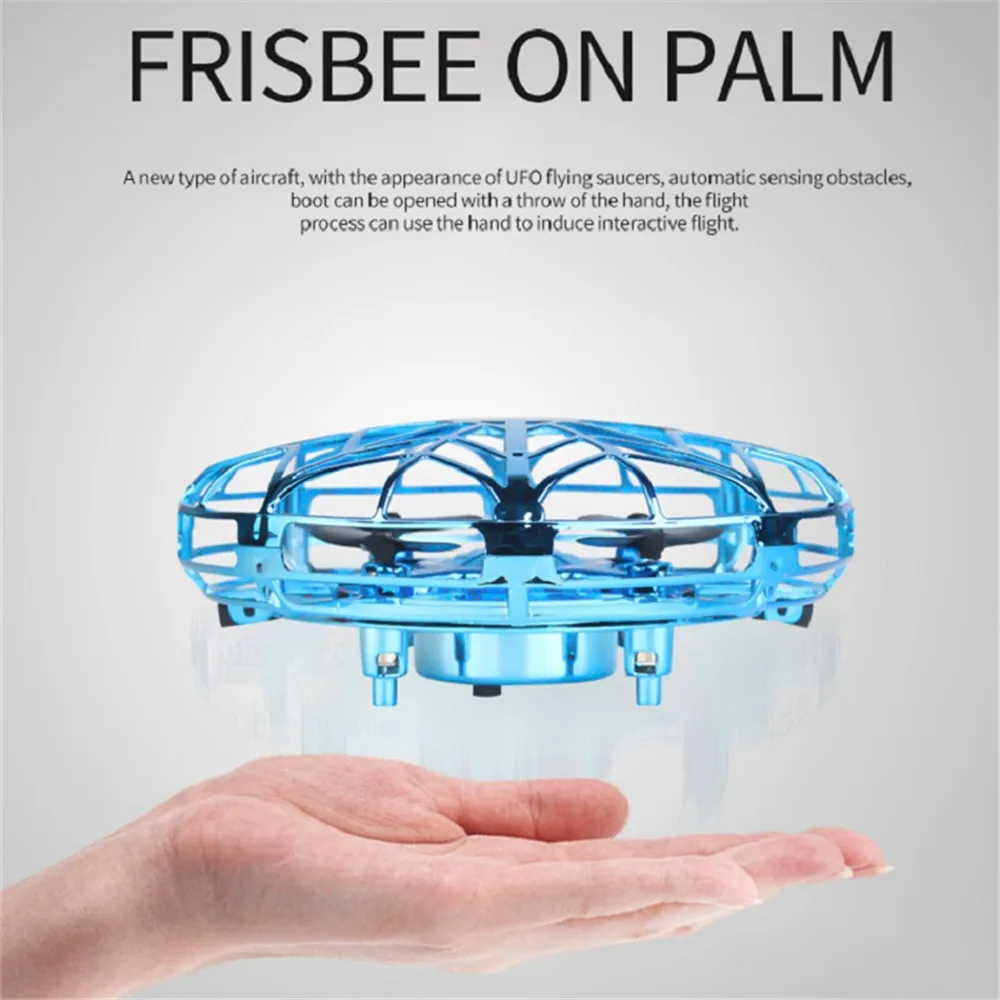 Anti-collision Flying UFO Drone Magic Hand Flying Ball Aircraft Sensing Mini RC Drone UFO Induction Toys Aircraft UFO Toy