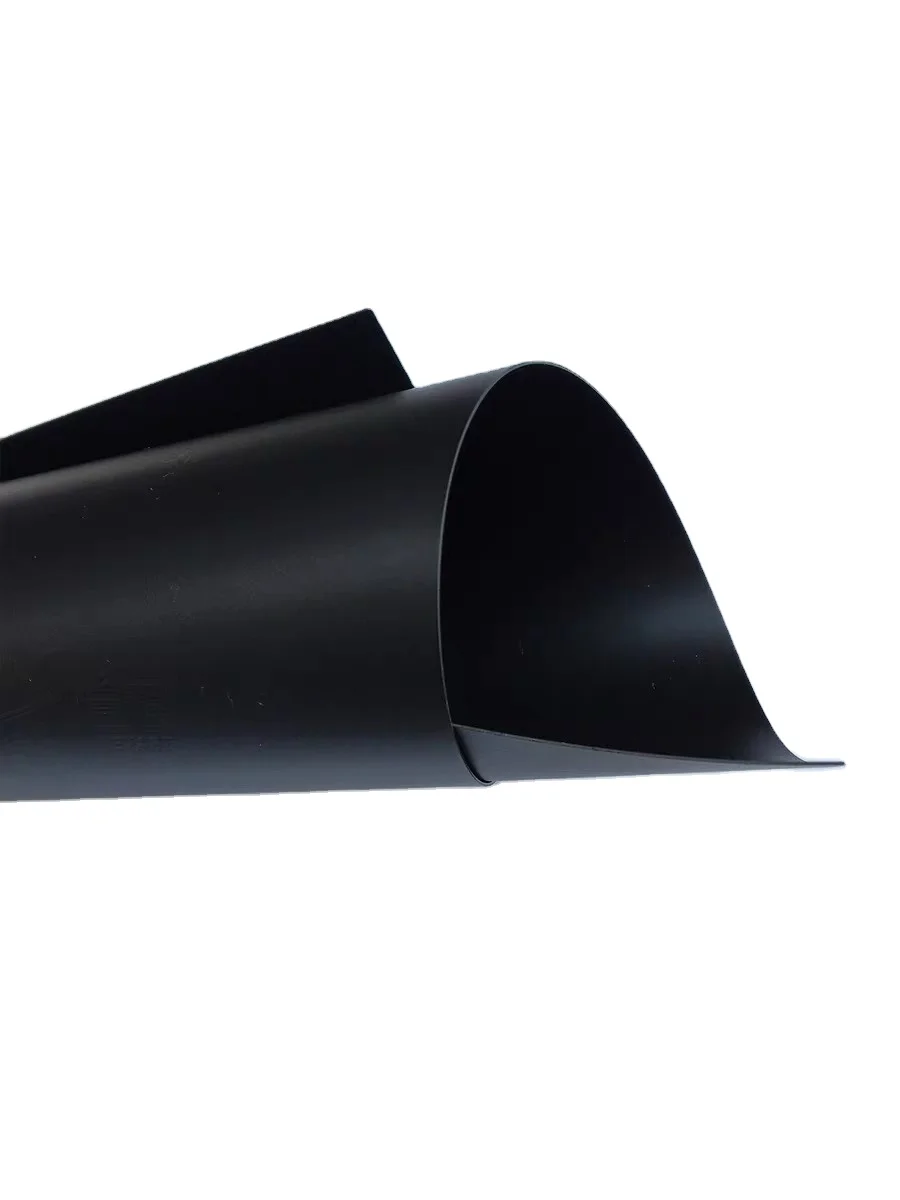 Thermoplastic PP board 1.5mm Black color Plastic PP Plate Sheet