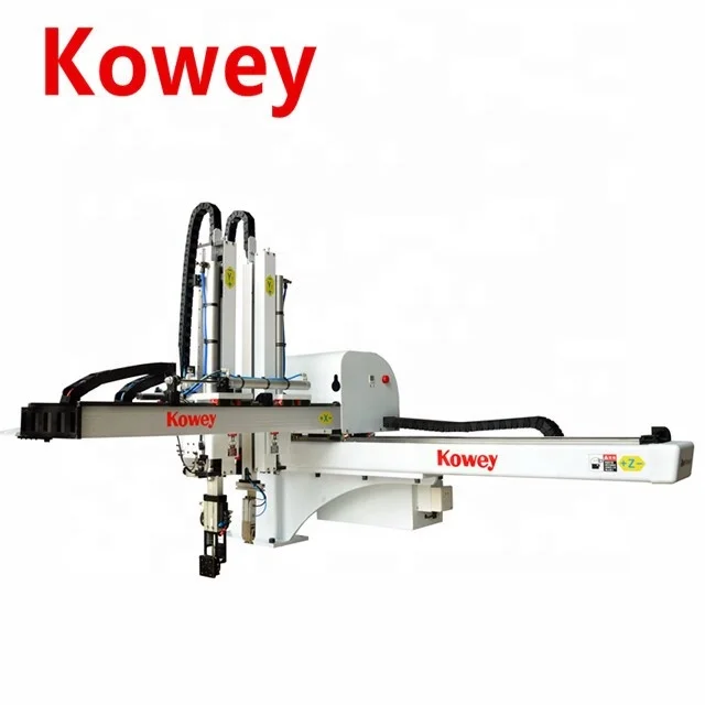 
One Axis servo motor with pneumatic driven Industrial Injection molding robotic arm 