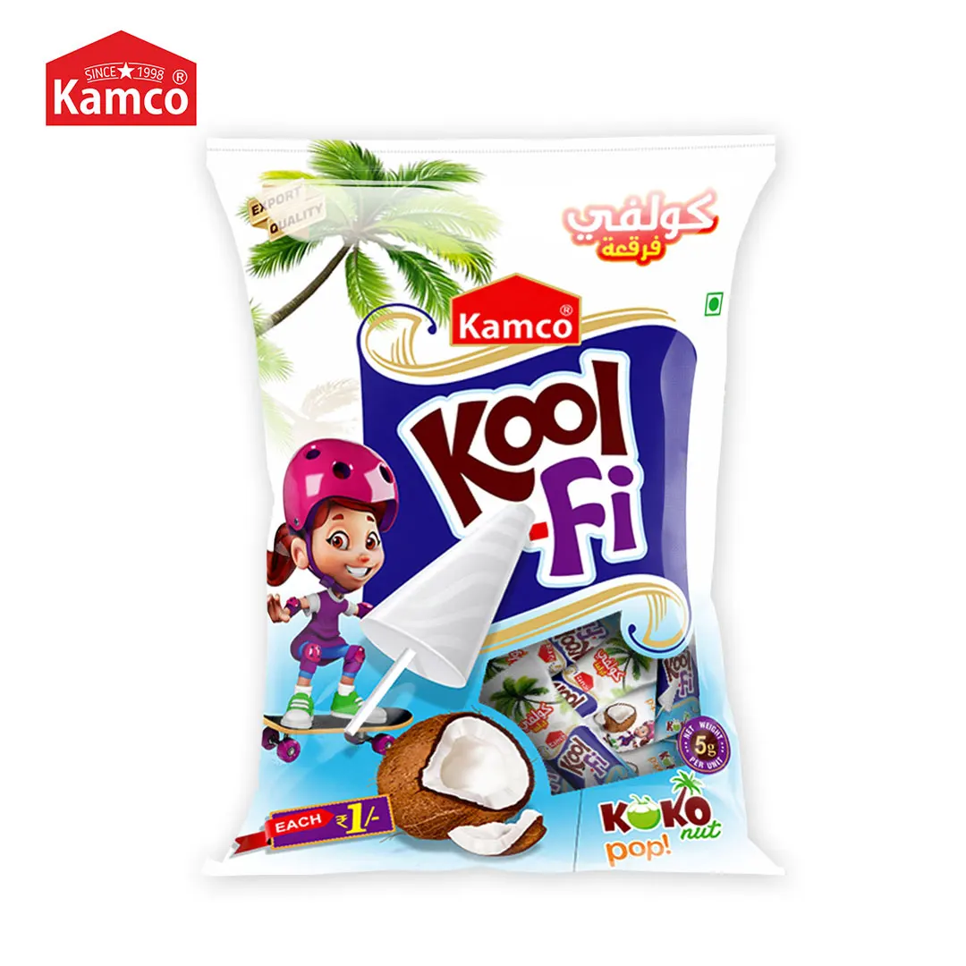 Export Quality Kool-Fi Coconut Flavored Lollipop
