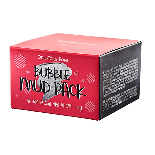  Корейская грязевая Упаковка премиум-качества S + чудесная одноразовая пузырьковая упаковка