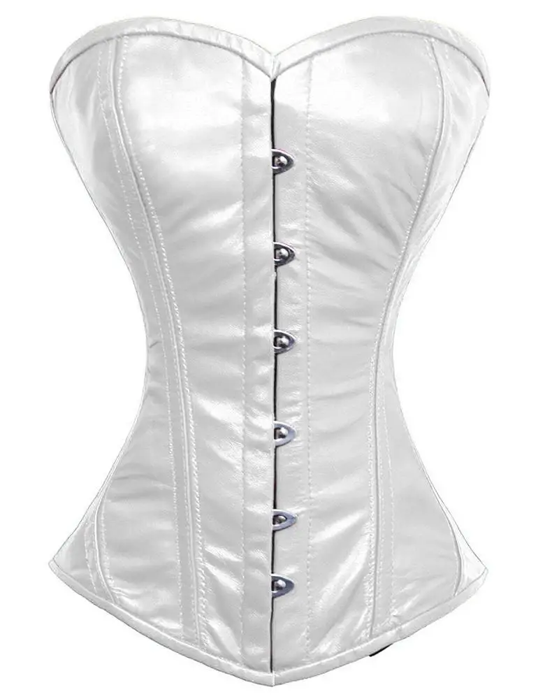 Elegant Waist Training Corset Sexy Women Plus size Leather Corset lingerie postpartum belly