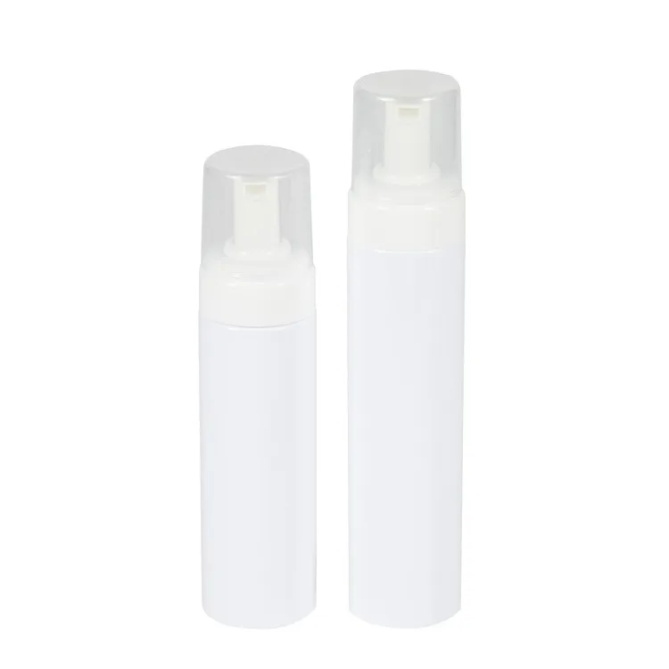  Белое пластиковое мыло с насосом для лица 30/50/100/150/200 мл