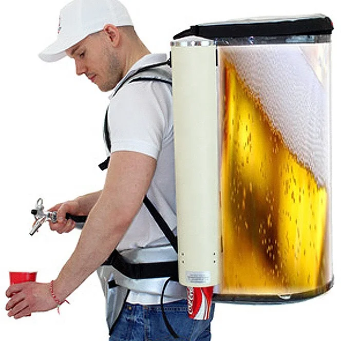
Portable Drink Dispenser Backpack for 19 Liter Beer Cola Coffee - vendor vending seller hawker mobile portable 