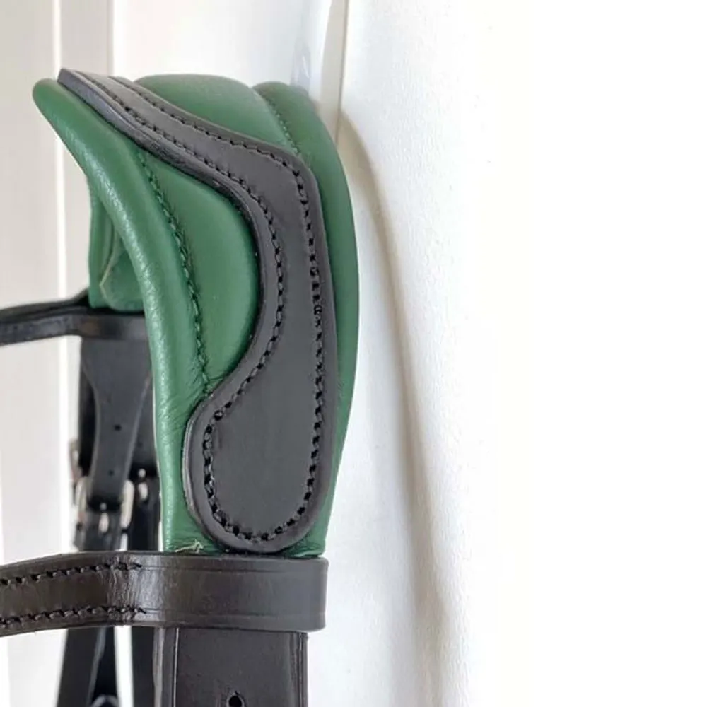 Полностью изготовленная под заказ кожаная Поло-уздечка/кожаная уздечка для верховой езды Поло занятий спортом с сильным захватом из воловьей кожи