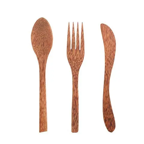 High Quality Custom Natural Mini Small Coconut Bamboo Wooden Dinner Spreader Butter Knife