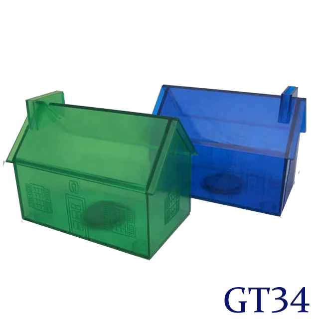 
Large Plastic House shaped piggy Coin Bank Money Box 