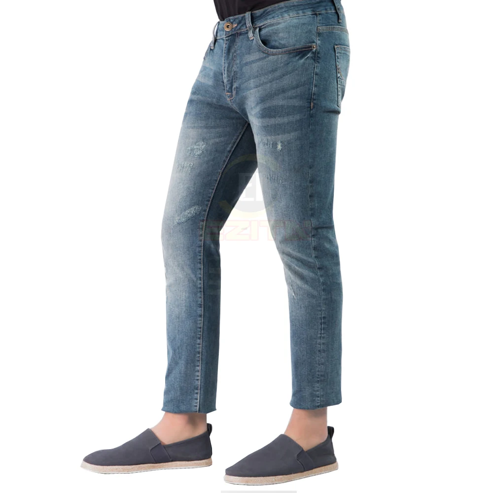 Грязно-голубые повседневные джинсы для мужчин