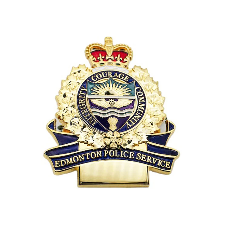 Customer demand best edition new patterned metal badges