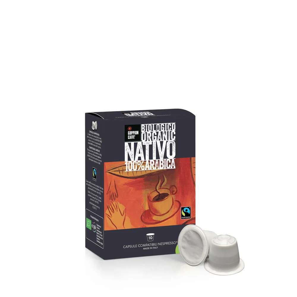 Best Italian Quality GOPPION NATIVO Compatible Organic Coffee Capsules