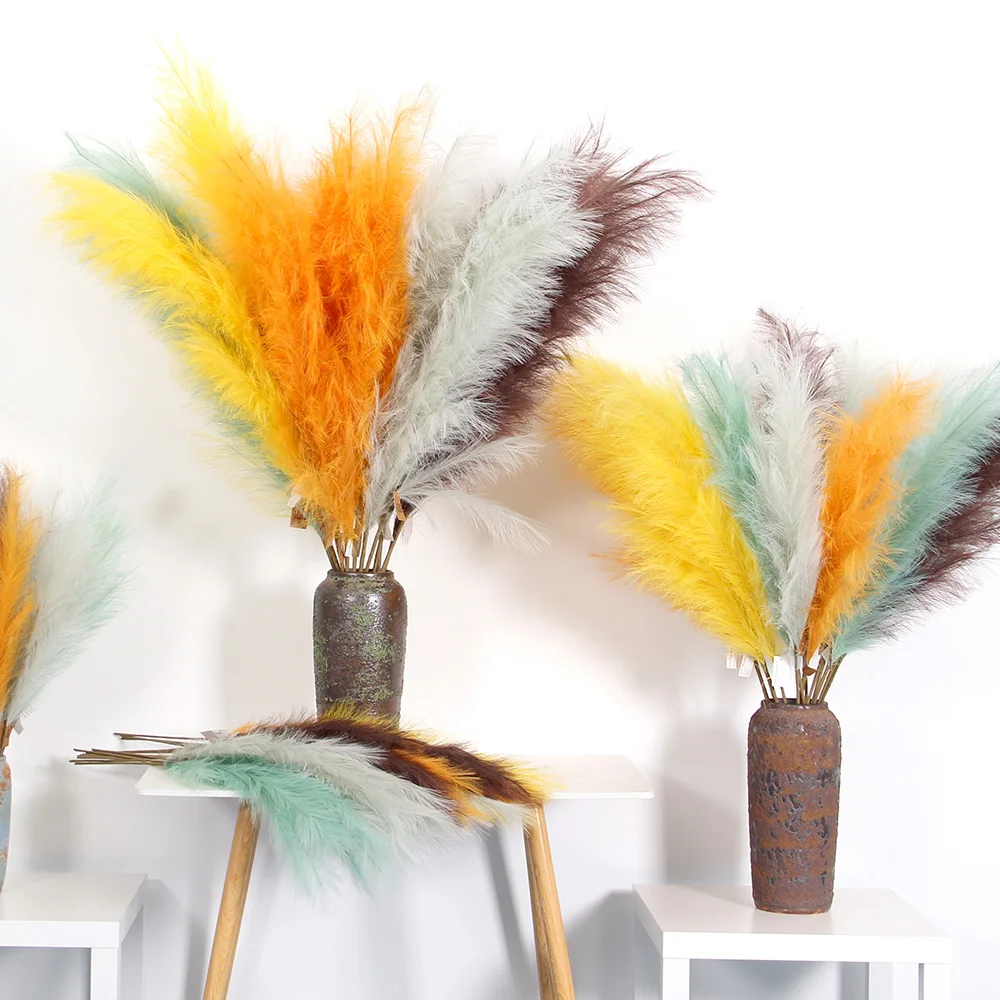 Wedding Party Decorations Artificial Faux Customized Size and Color Pampas New Design