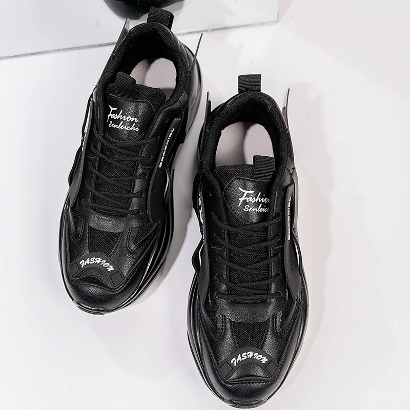 2023 soft sole high quality thick bottom retro shoes blue custom sneaker China manufacturer Men Casual Shoes